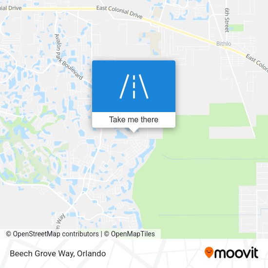 Mapa de Beech Grove Way