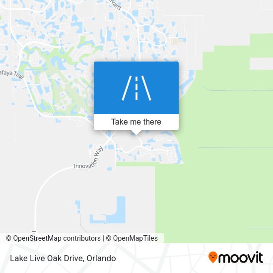 Mapa de Lake Live Oak Drive