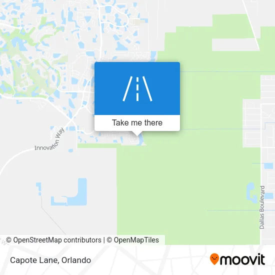 Capote Lane map