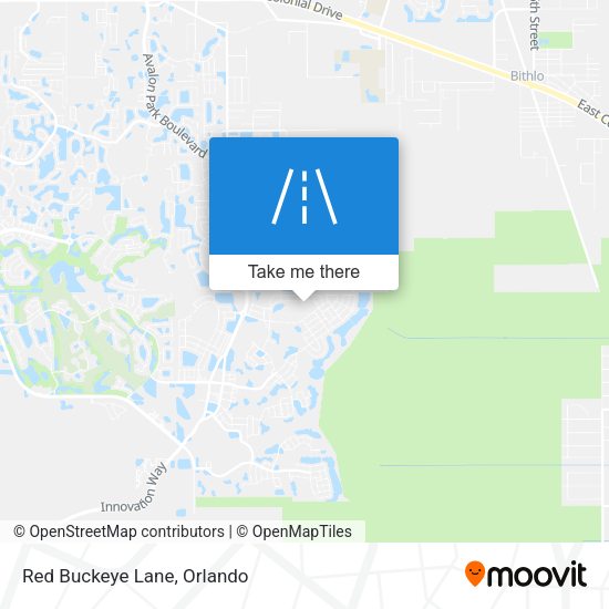 Mapa de Red Buckeye Lane