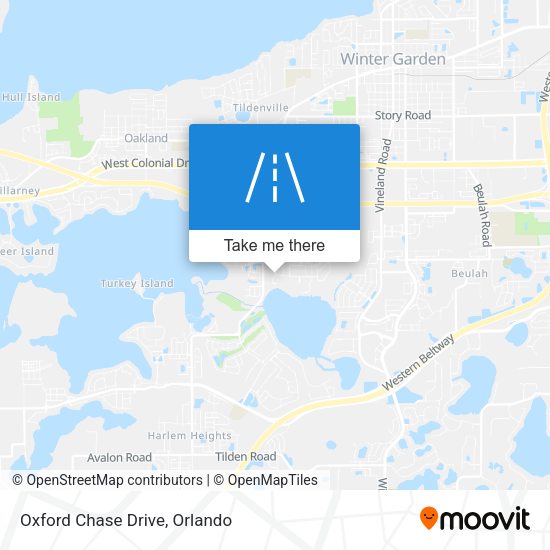 Oxford Chase Drive map