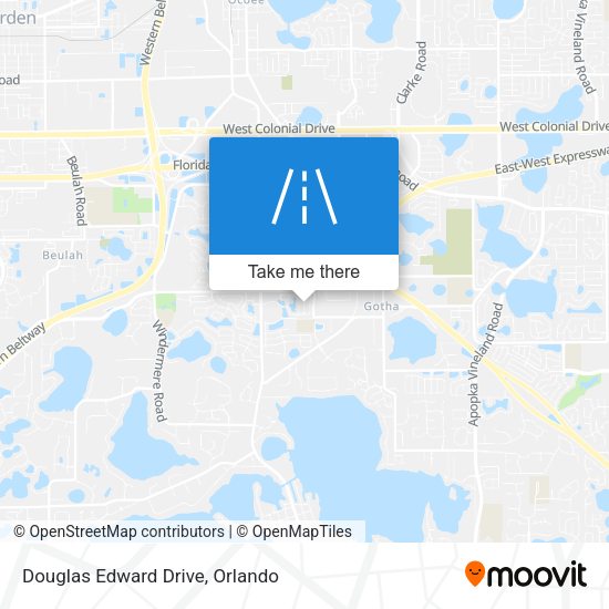 Mapa de Douglas Edward Drive