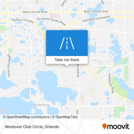 Westover Club Circle map