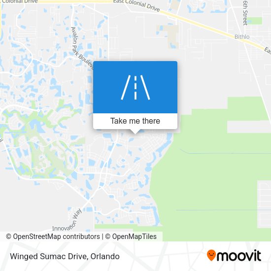 Winged Sumac Drive map