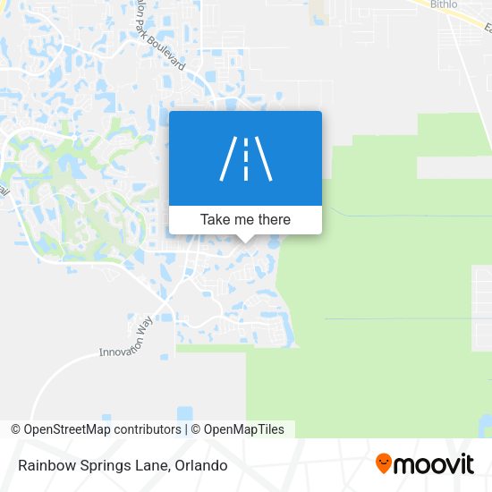 Mapa de Rainbow Springs Lane