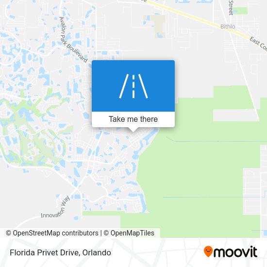Mapa de Florida Privet Drive
