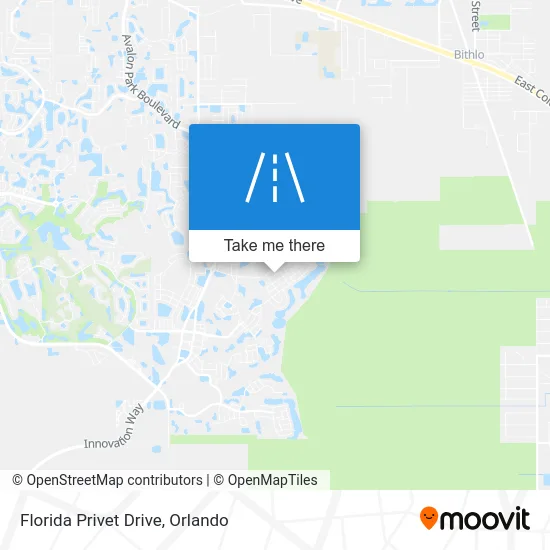 Florida Privet Drive map
