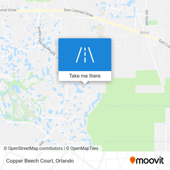 Copper Beech Court map