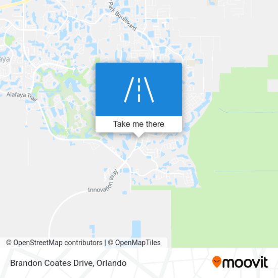 Mapa de Brandon Coates Drive