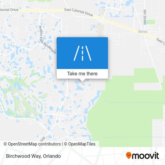 Mapa de Birchwood Way