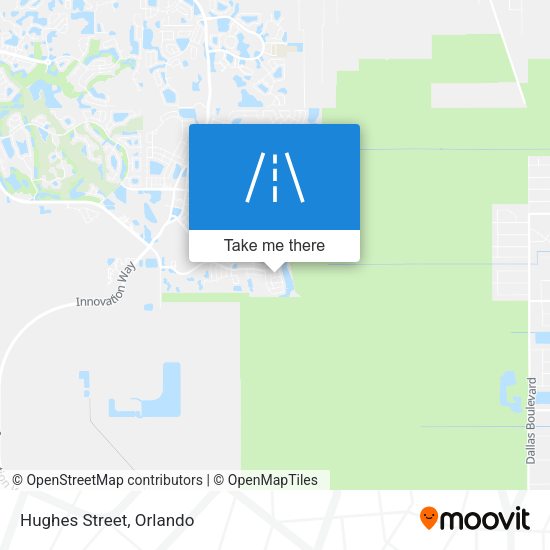 Mapa de Hughes Street