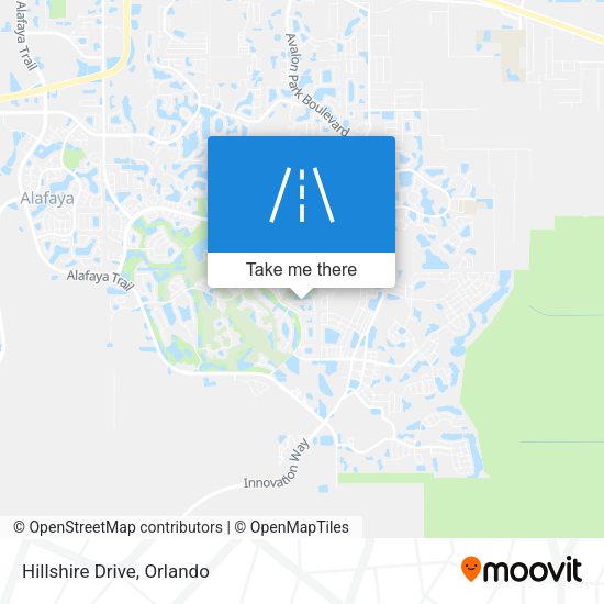 Mapa de Hillshire Drive