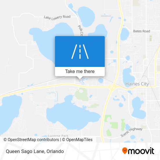 Mapa de Queen Sago Lane