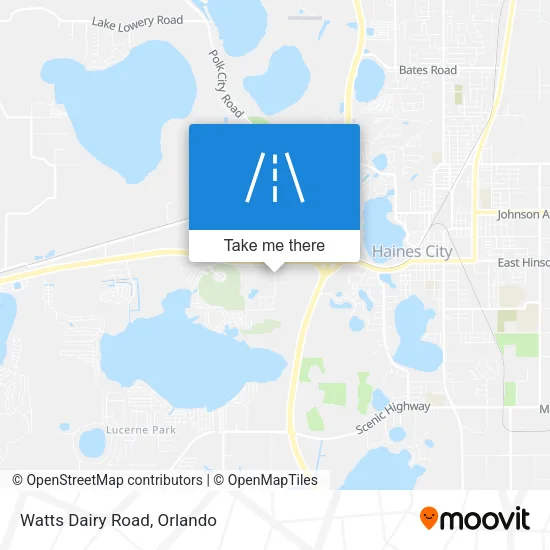 Watts Dairy Road map