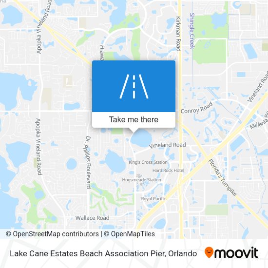 Lake Cane Estates Beach Association Pier map