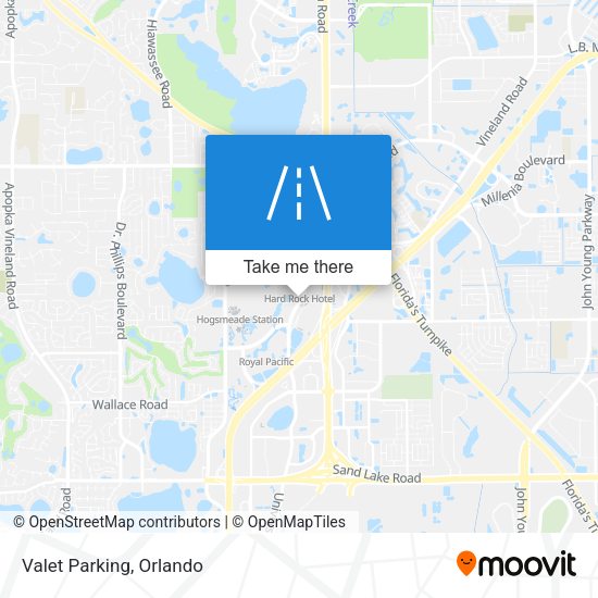 Mapa de Valet Parking