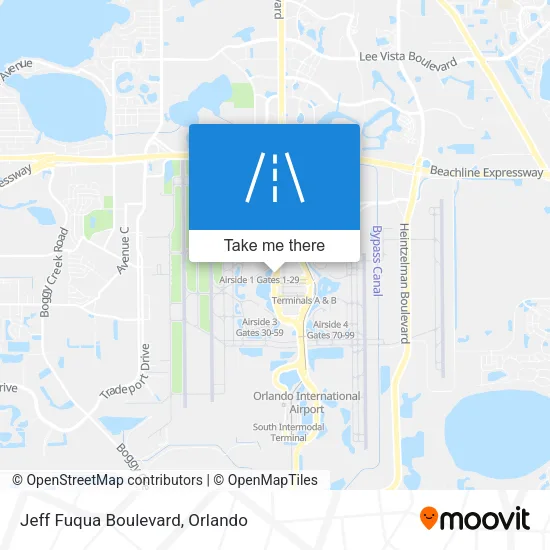 Jeff Fuqua Boulevard map