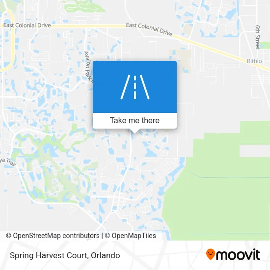 Spring Harvest Court map