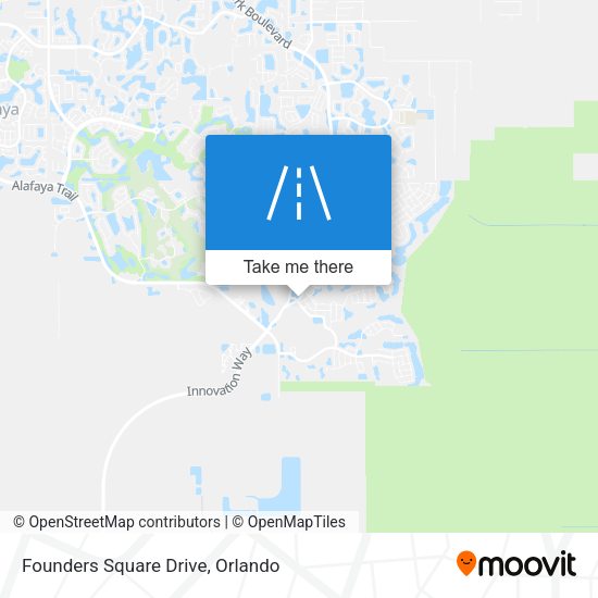 Founders Square Drive map