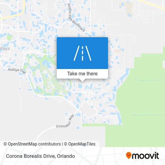 Corona Borealis Drive map
