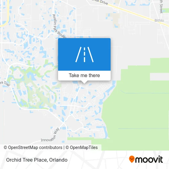 Orchid Tree Place map
