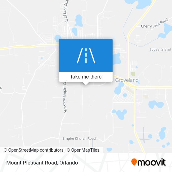 Mount Pleasant Road map