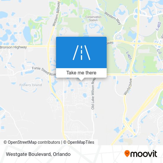 Mapa de Westgate Boulevard