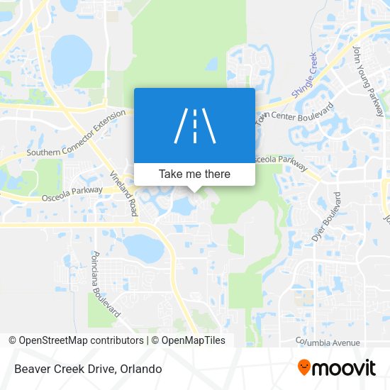 Beaver Creek Drive map