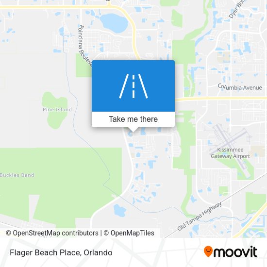 Mapa de Flager Beach Place