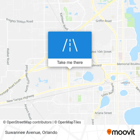 Suwannee Avenue map