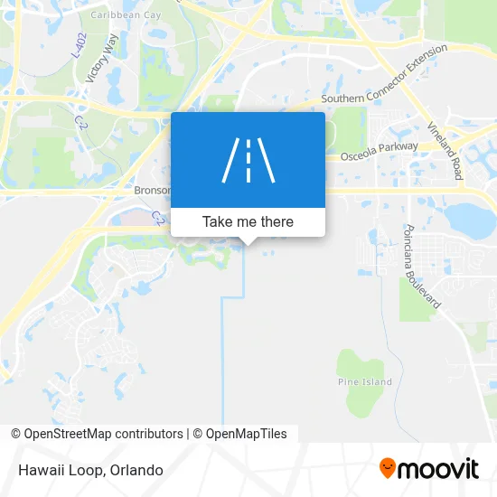 Hawaii Loop map