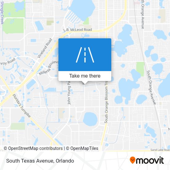 South Texas Avenue map
