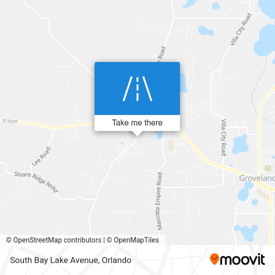 South Bay Lake Avenue map