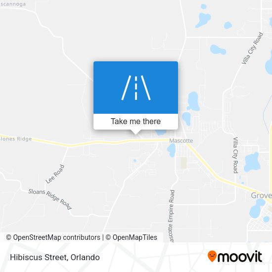 Mapa de Hibiscus Street