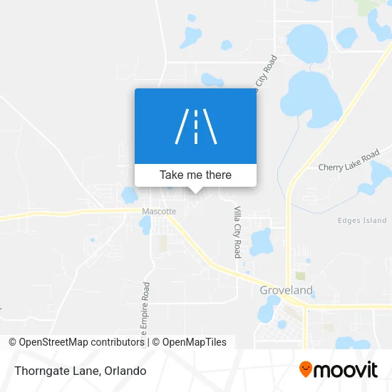 Thorngate Lane map