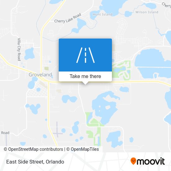 Mapa de East Side Street