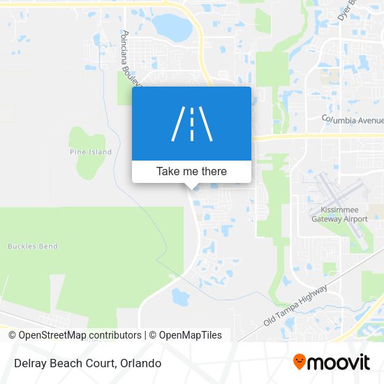 Mapa de Delray Beach Court