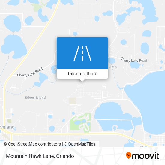 Mapa de Mountain Hawk Lane