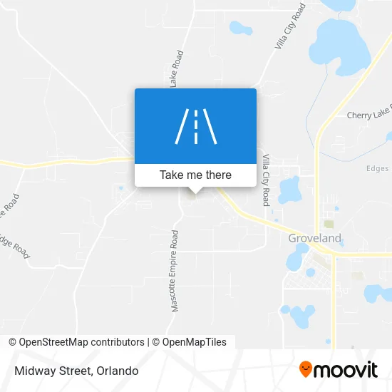 Midway Street map