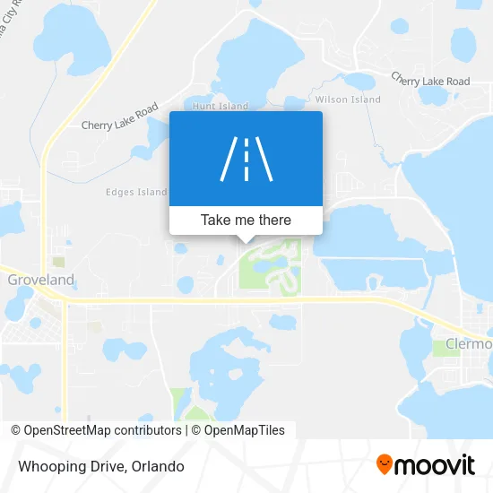 Whooping Drive map