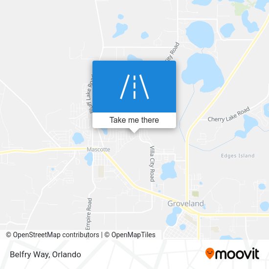 Mapa de Belfry Way
