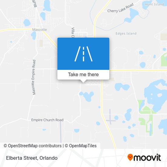 Mapa de Elberta Street