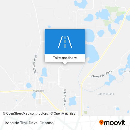 Ironside Trail Drive map