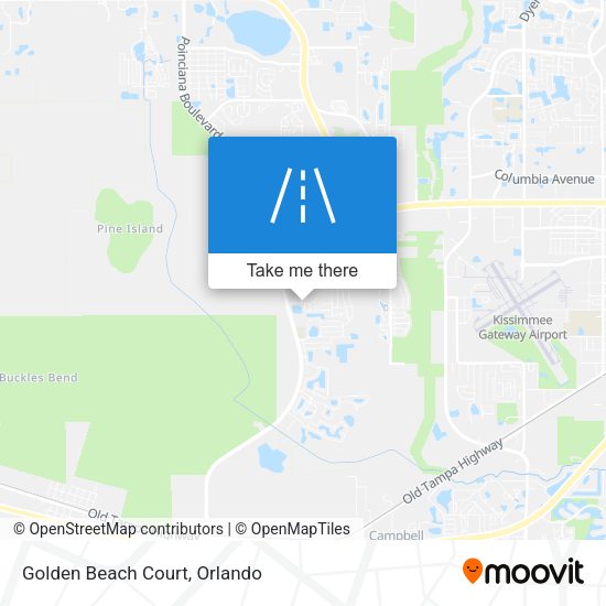 Golden Beach Court map