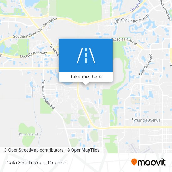 Mapa de Gala South Road