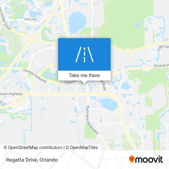 Regatta Drive map