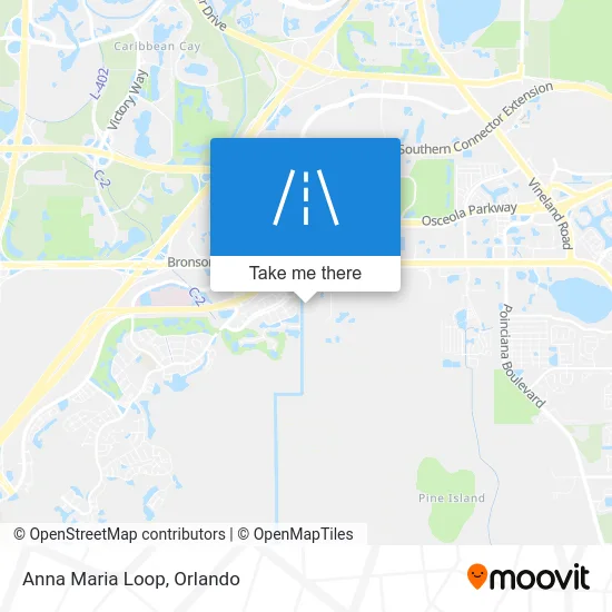 Anna Maria Loop map