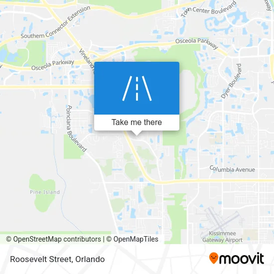 Roosevelt Street map