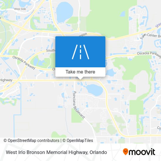 Mapa de West Irlo Bronson Memorial Highway