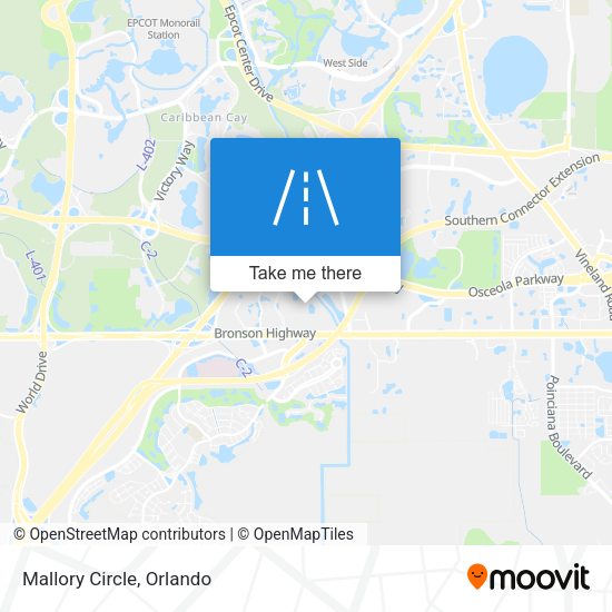 Mapa de Mallory Circle